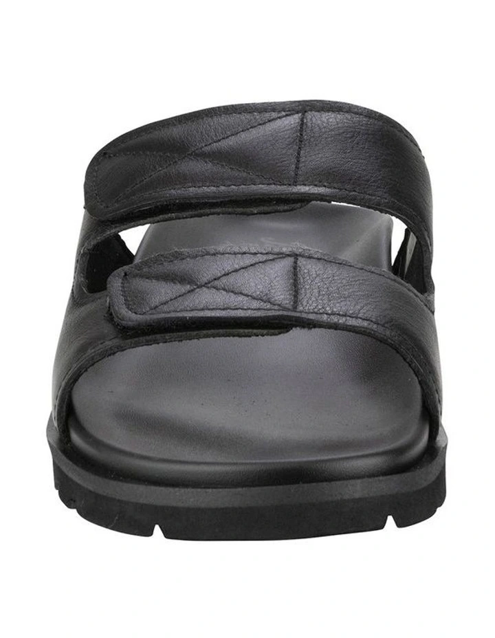 Bayside Double Strap Slide Sandal in Black image 2