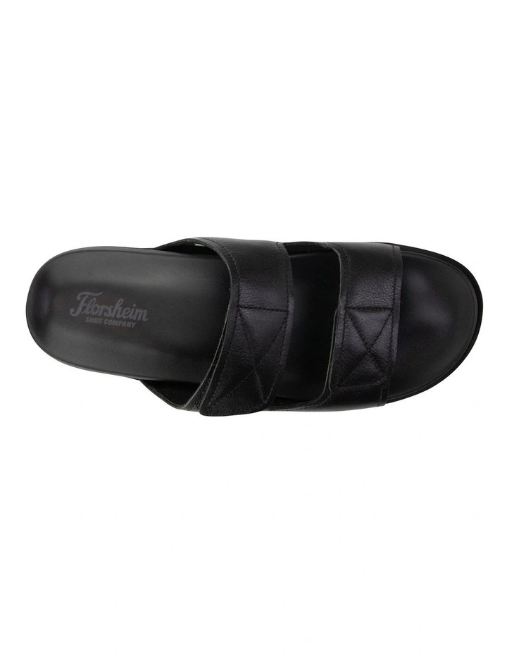 Bayside Double Strap Slide Sandal in Black image 6