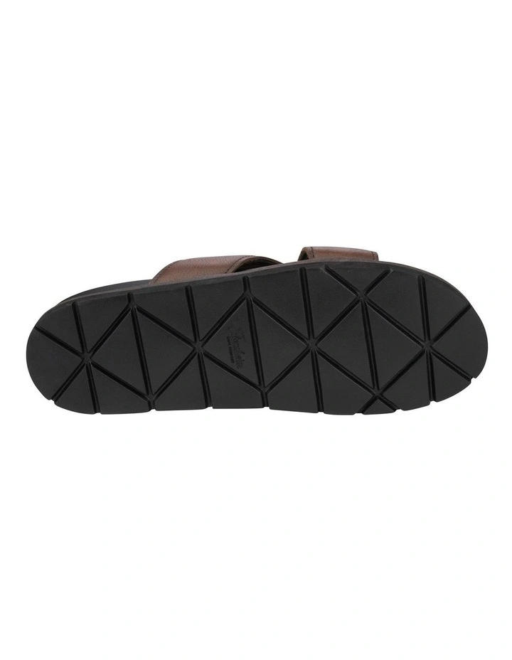 Bayslide Cross Strap Slide Sandal in Brown image 7