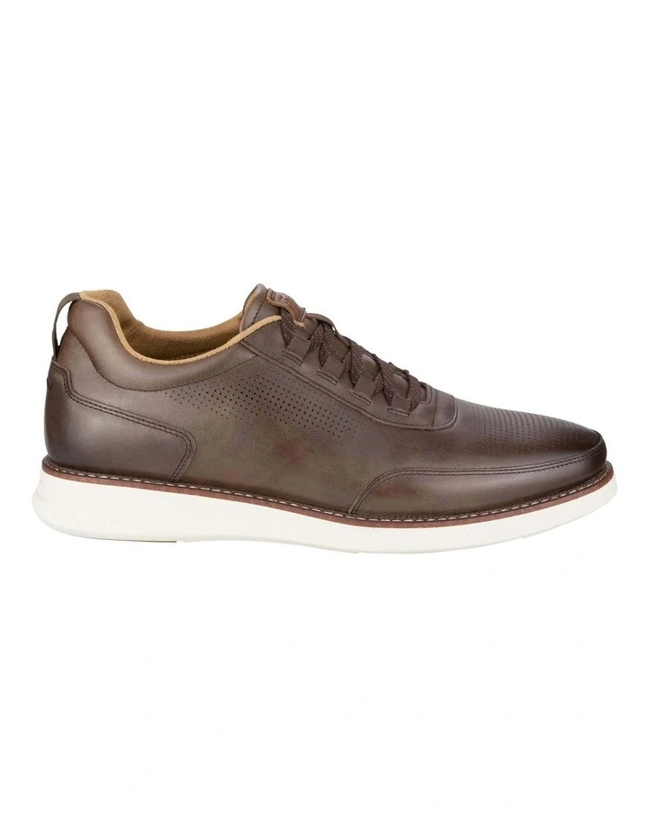 Launch EZ Lace Elastic Lace Slip On In Brown image 3