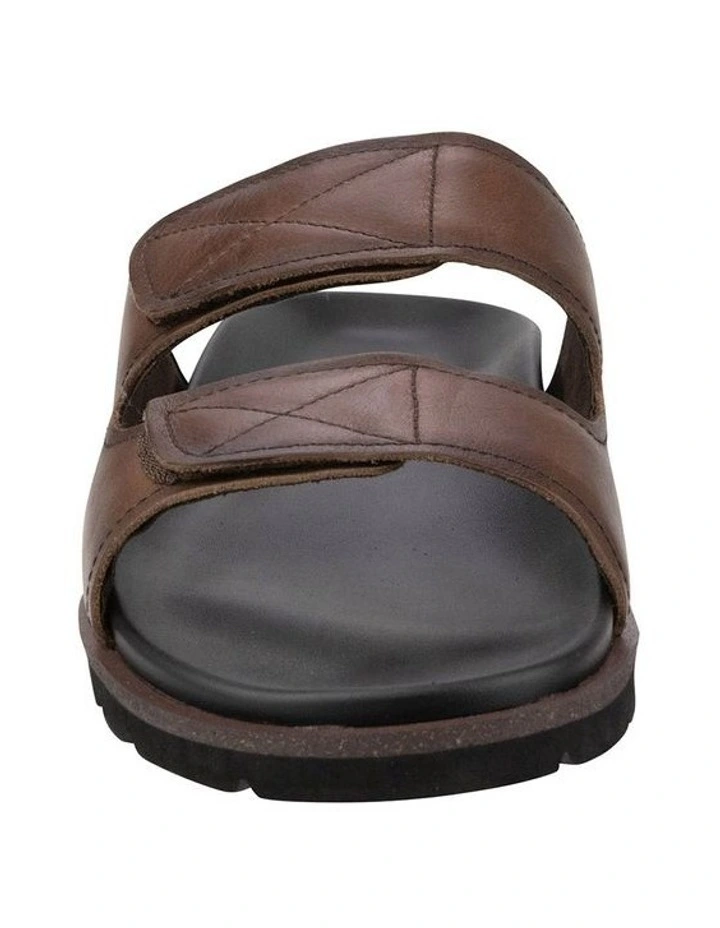 Bayside Double Strap Slide Sandal in Brown image 2