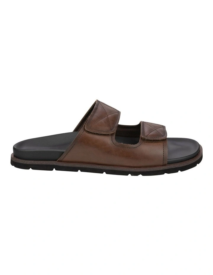 Bayside Double Strap Slide Sandal in Brown image 3