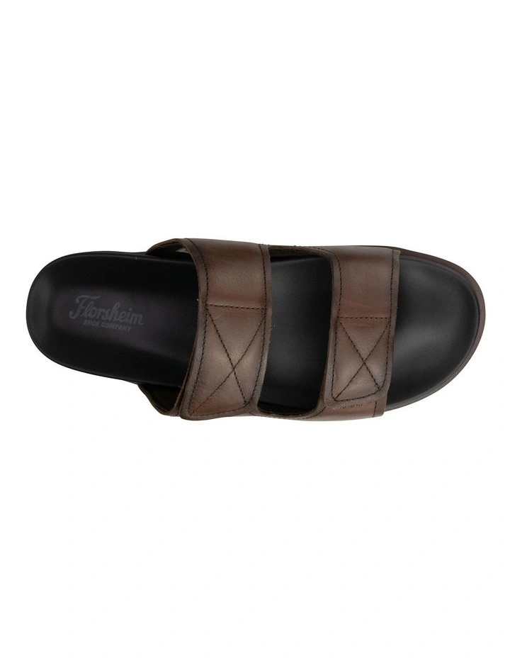 Bayside Double Strap Slide Sandal in Brown image 6