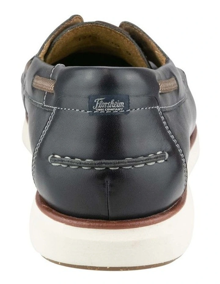 Tropics 2 Eye Elastic Lace Moc Toe in Navy image 4