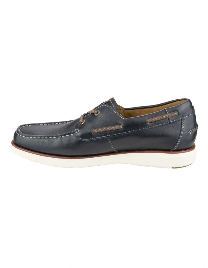 Tropics 2 Eye Elastic Lace Moc Toe in Navy image 5