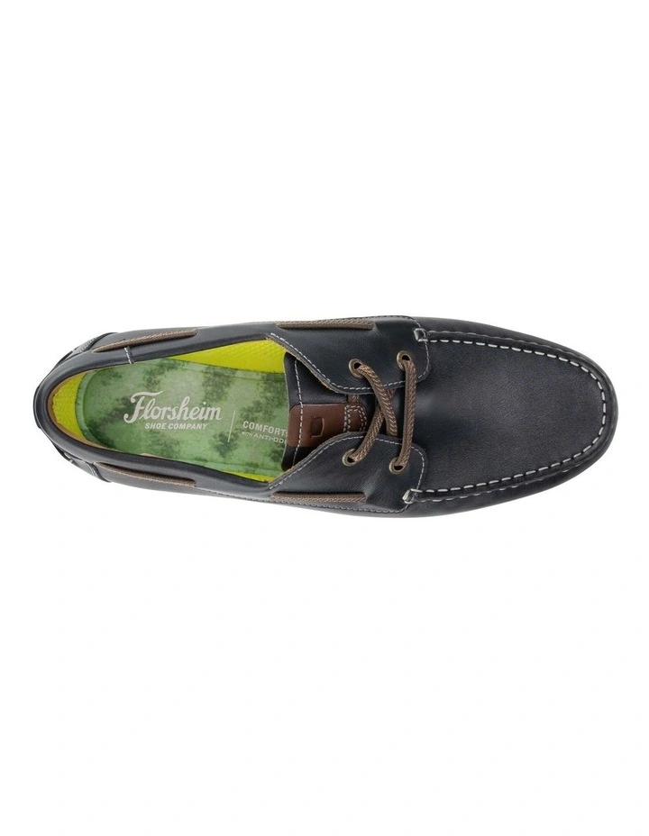 Tropics 2 Eye Elastic Lace Moc Toe in Navy image 6