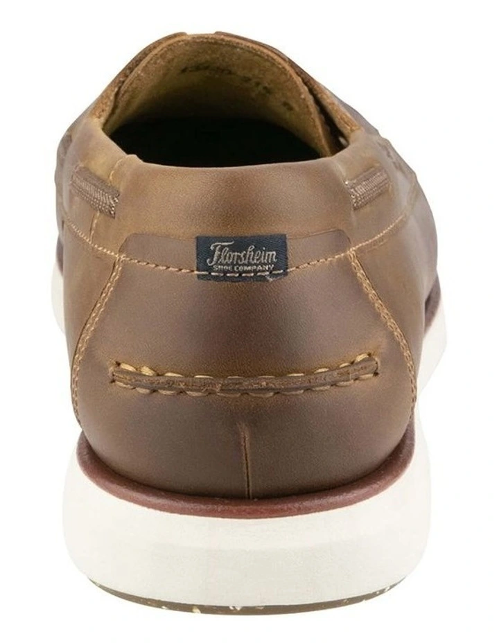 Tropics 2 Eye Elastic Lace Moc Toe in Brown image 4