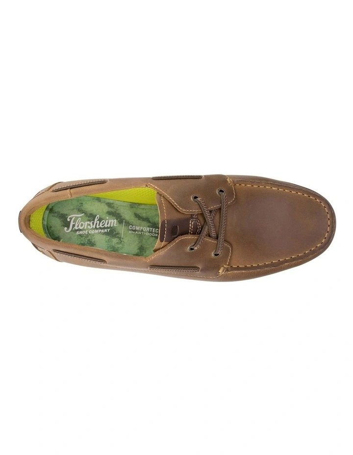 Tropics 2 Eye Elastic Lace Moc Toe in Brown image 6