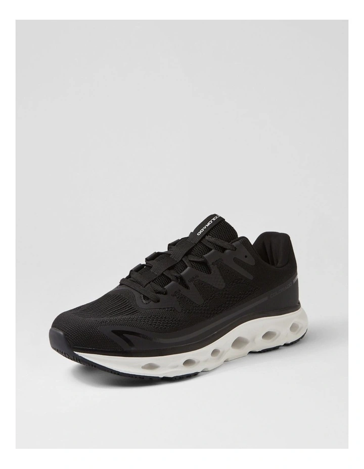 Flow Black White Mesh Sneakers image 2