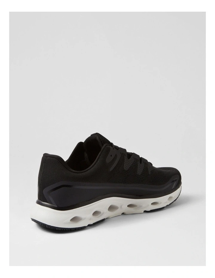 Flow Black White Mesh Sneakers image 3