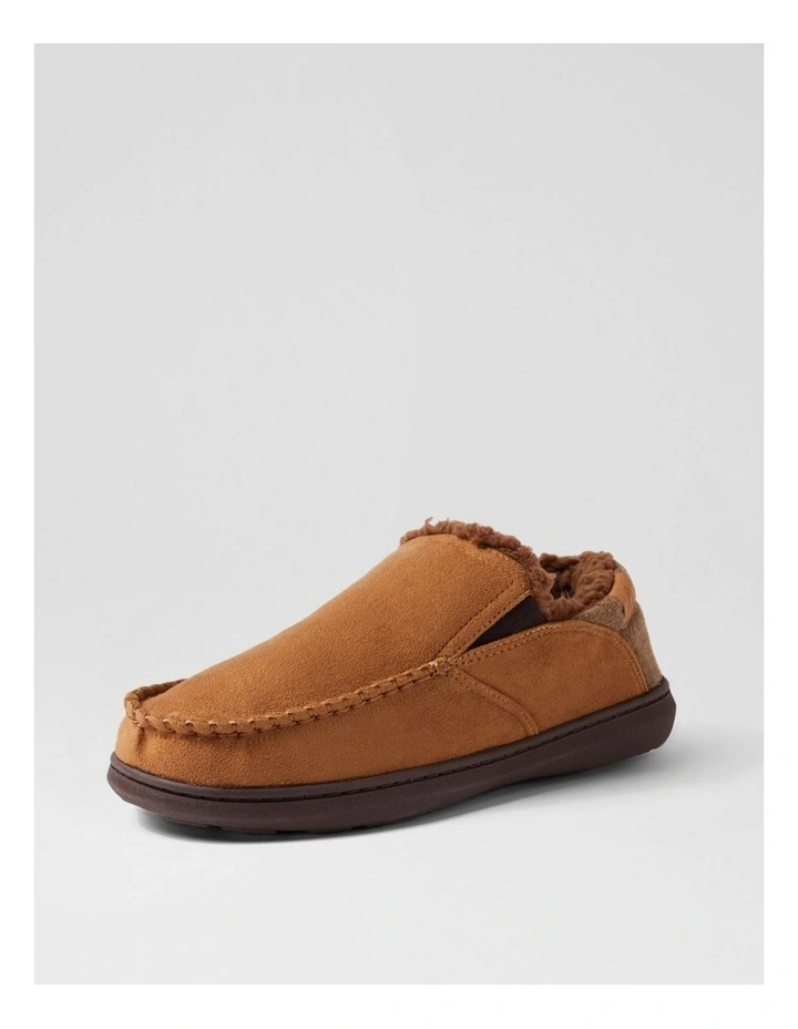 Hibernate Tan Choc Fabric Slippers image 2