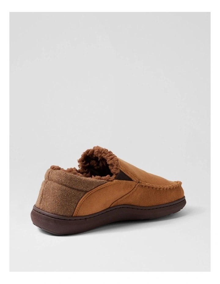 Hibernate Tan Choc Fabric Slippers image 3
