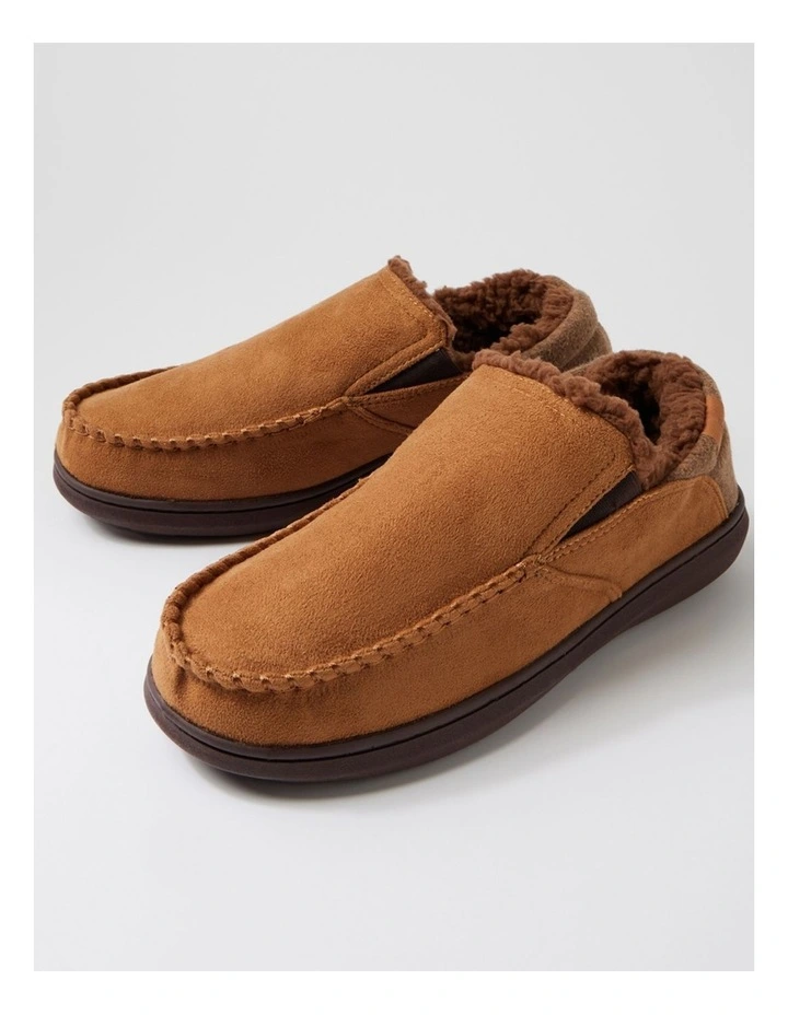 Hibernate Tan Choc Fabric Slippers image 5