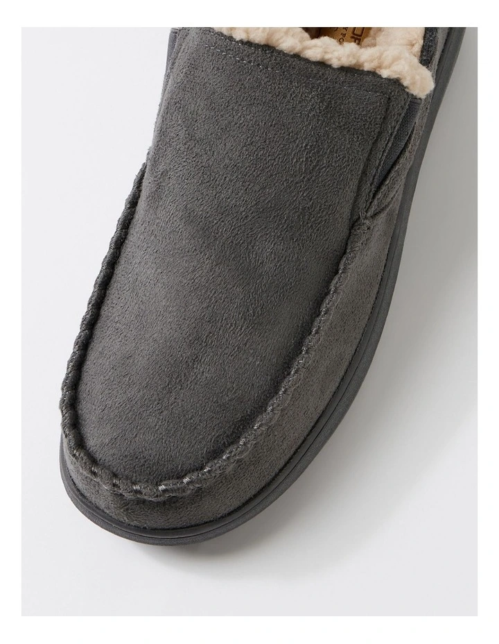 Hibernate Grey Fabric Slippers image 4