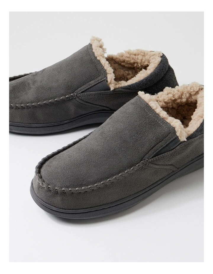 Hibernate Grey Fabric Slippers image 5