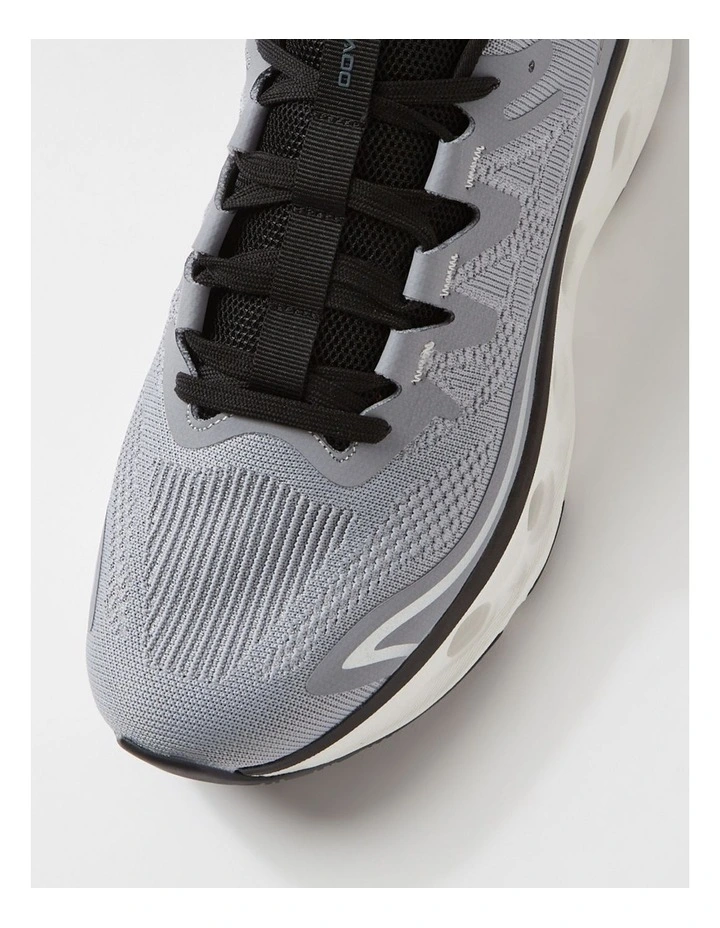 Flow Grey Mesh Sneakers image 4