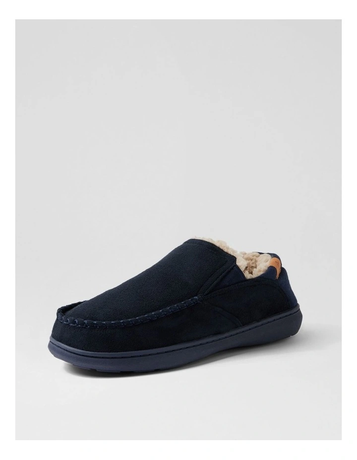 Hibernate Dark Navy Fabric Slippers image 2