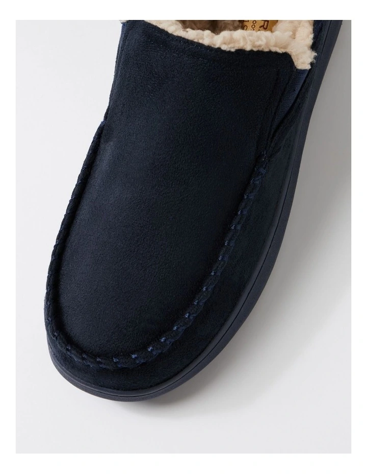 Hibernate Dark Navy Fabric Slippers image 4