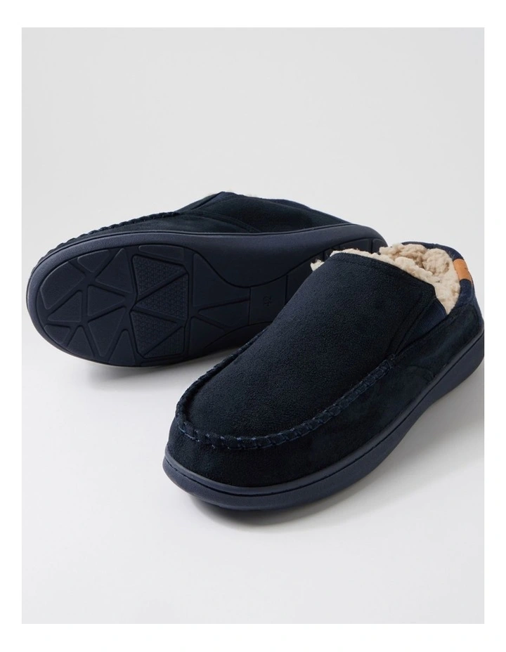 Hibernate Dark Navy Fabric Slippers image 5