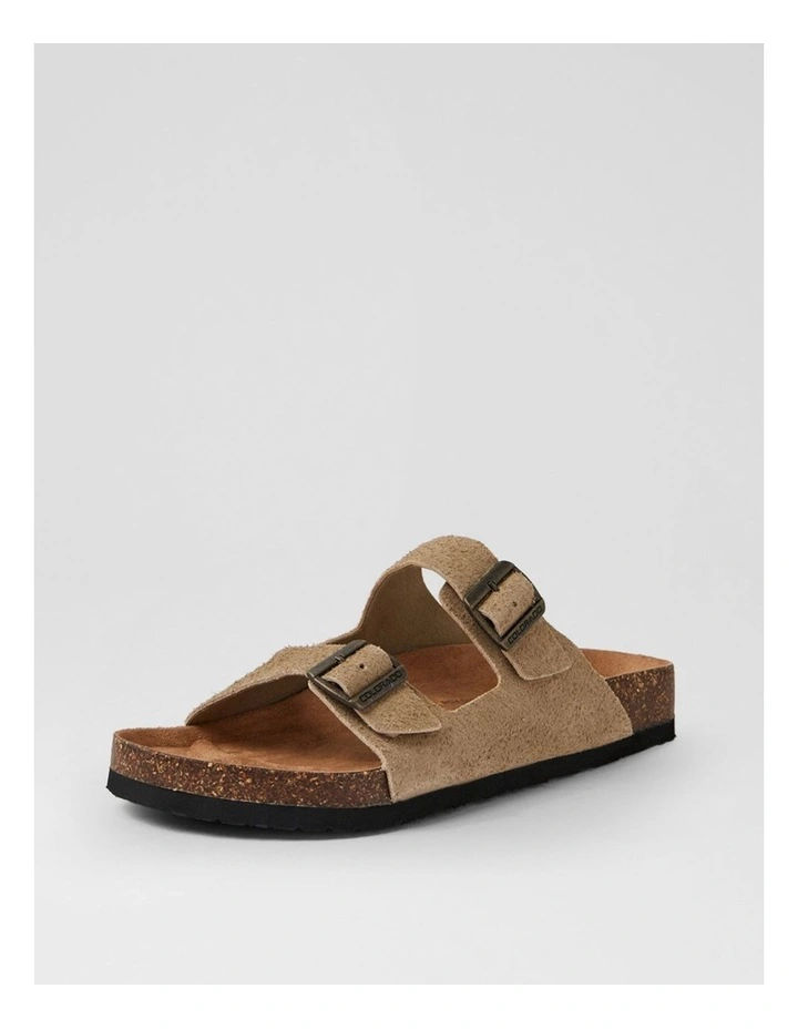 Farrah Taupe Suede Slides image 2