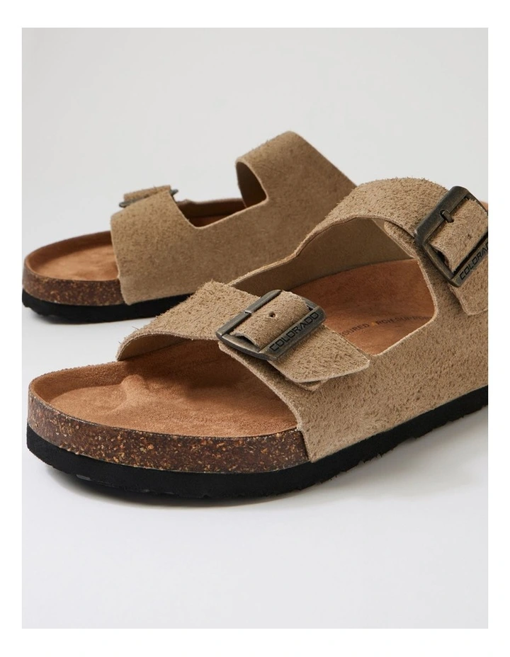 Farrah Taupe Suede Slides image 5
