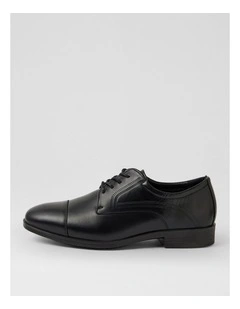 Volster Ee Wp Int Black Leather Lace Up Flats