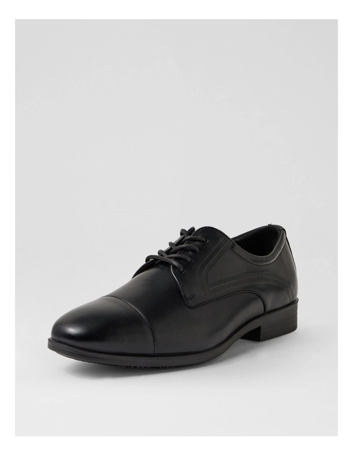 Volster Ee Wp Int Black Leather Lace Up Flats image 2
