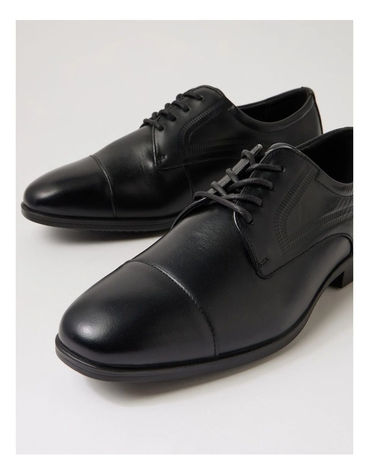 Volster Ee Wp Int Black Leather Lace Up Flats image 5