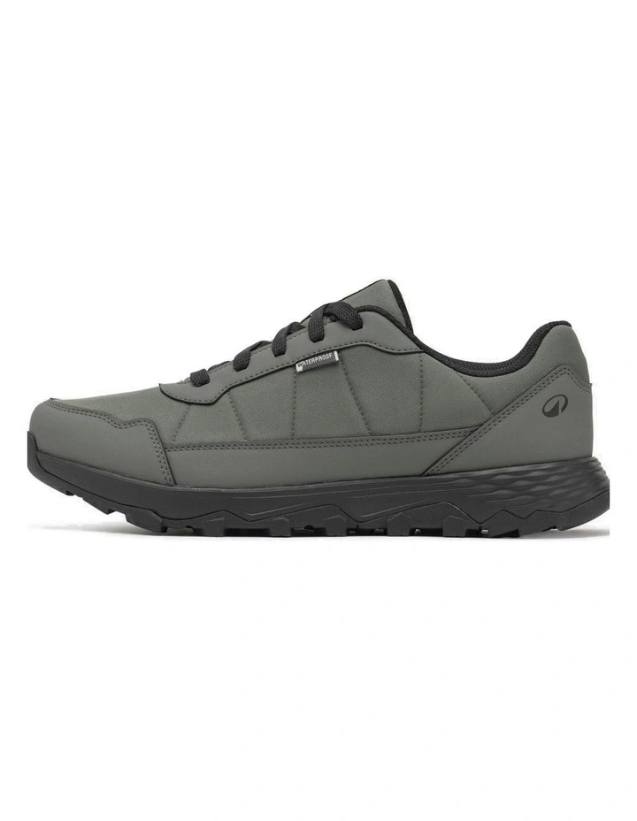 Mens Low Waterproof Hiking Boots, NH100 - Light Grey image 1