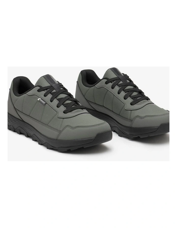 Mens Low Waterproof Hiking Boots, NH100 - Light Grey image 2