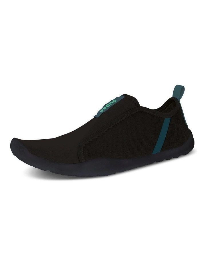 Decathlon - Adult Elasticated Water Shoes Aquashoes 120 - Black image 1