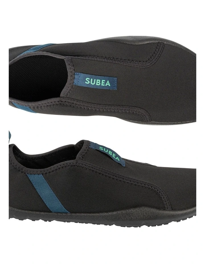 Decathlon - Adult Elasticated Water Shoes Aquashoes 120 - Black image 2