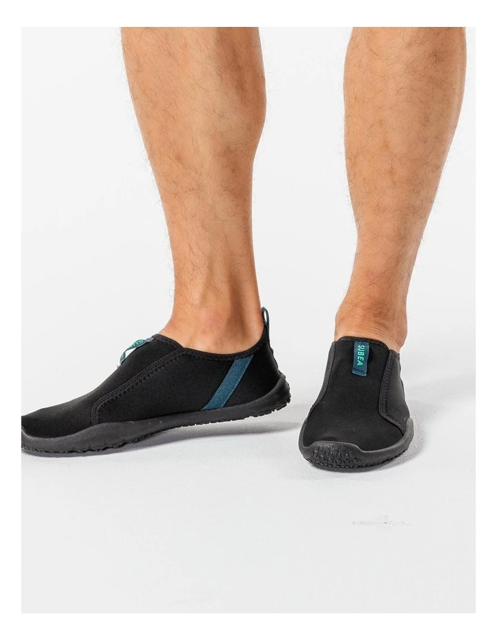 Decathlon - Adult Elasticated Water Shoes Aquashoes 120 - Black image 3