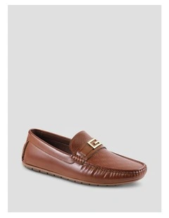 Gade Logo Loafers in Brown