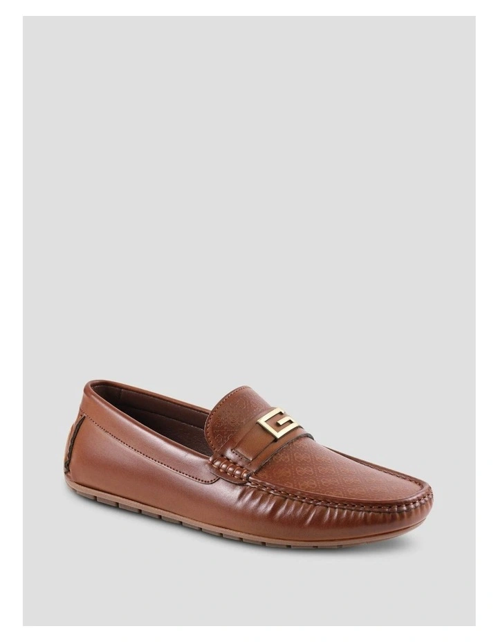 Gade Logo Loafers in Brown image 1