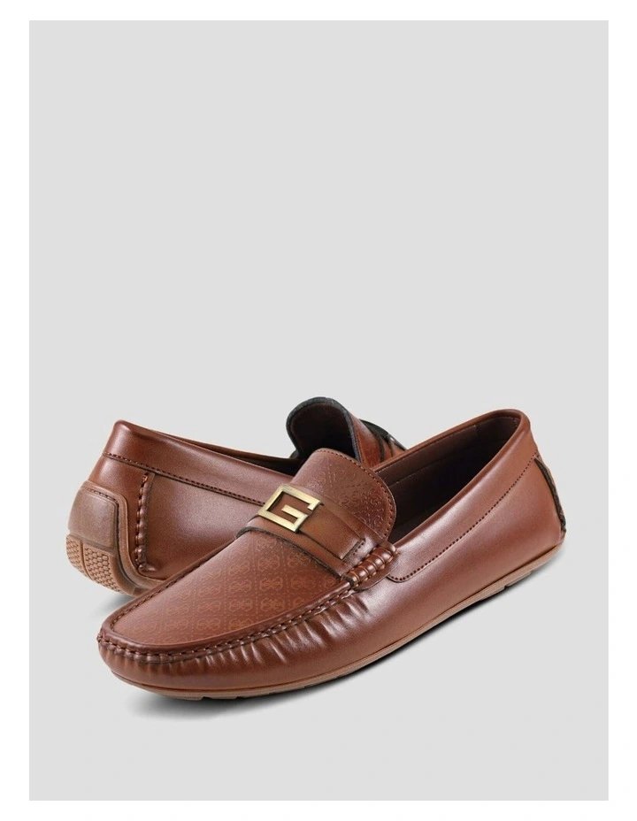 Gade Logo Loafers in Brown image 3