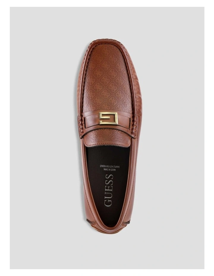 Gade Logo Loafers in Brown image 6