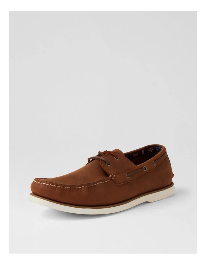 Starboard Brown Leather Boat Shoes image 2