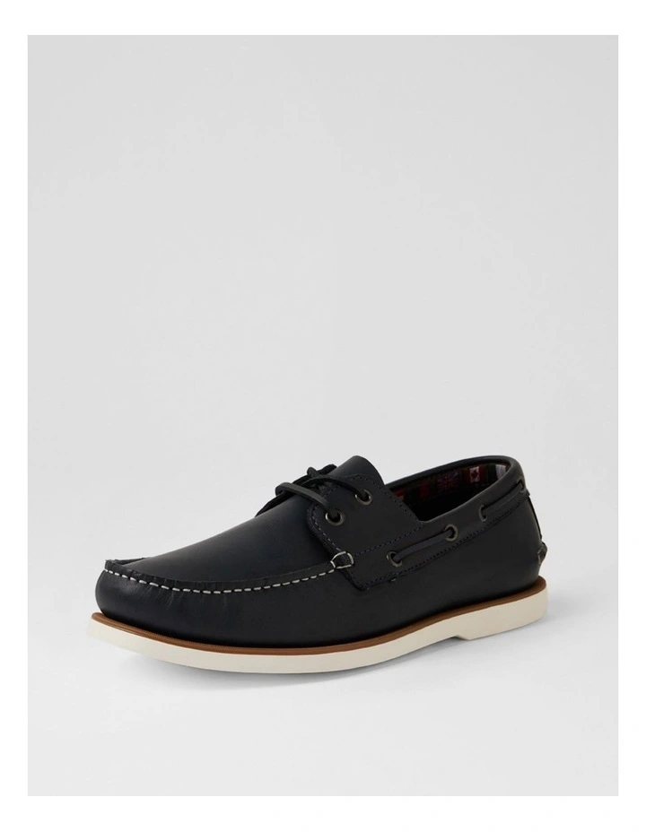 Starboard Navy Leather Boat Shoes image 2