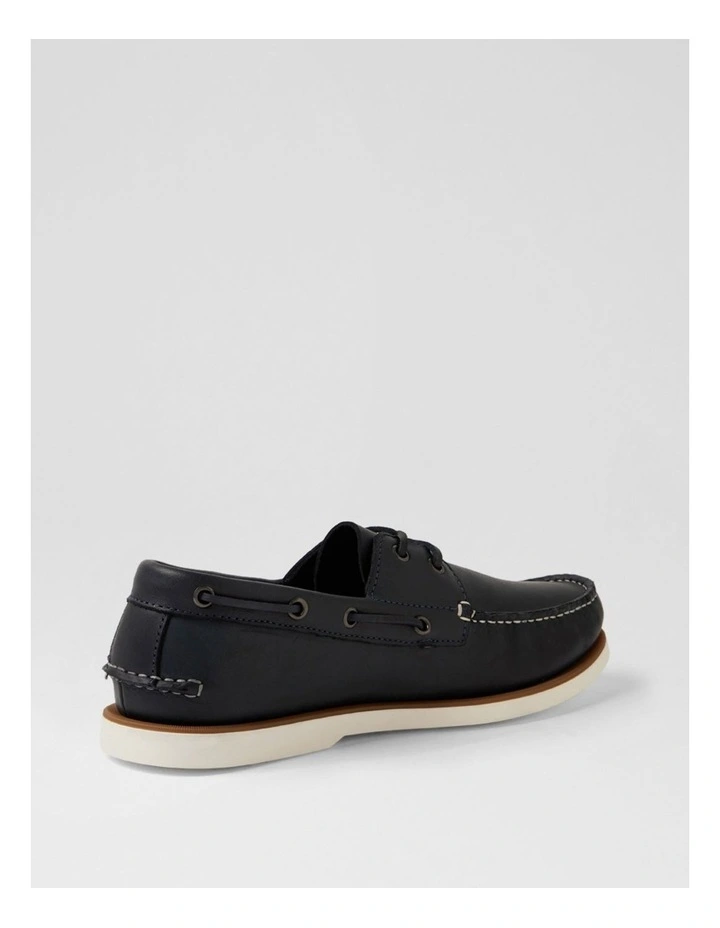 Starboard Navy Leather Boat Shoes image 3