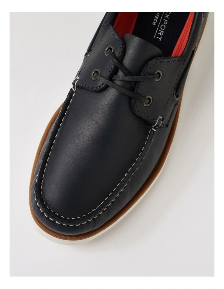 Starboard Navy Leather Boat Shoes image 4