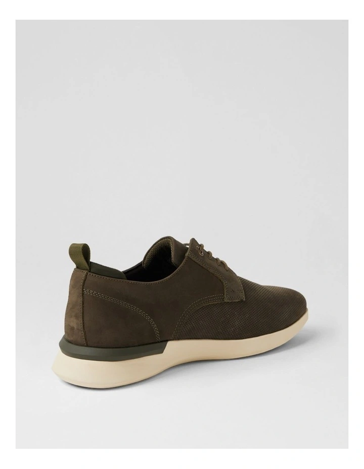 Thorp Green Nubuck Lace Up Flats image 3