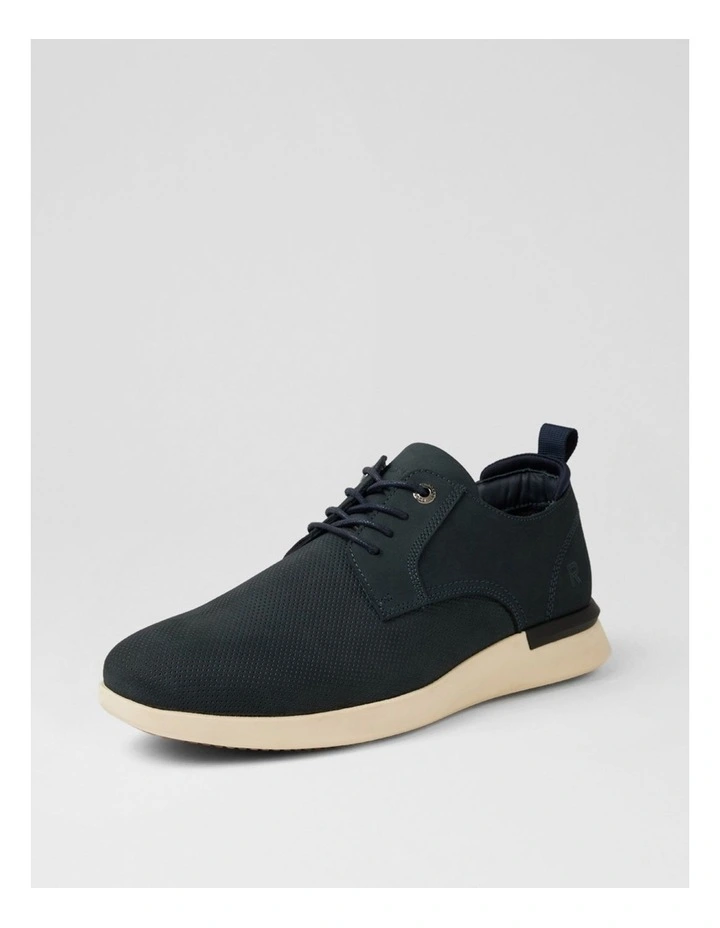 Thorp Navy Nubuck Lace Up Flats image 2