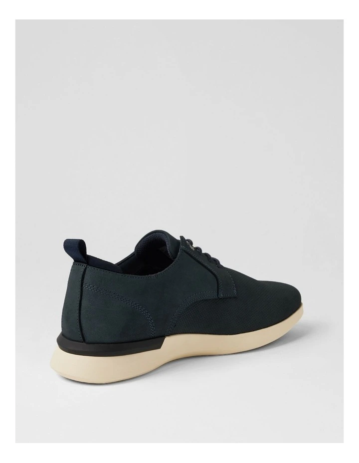 Thorp Navy Nubuck Lace Up Flats image 3
