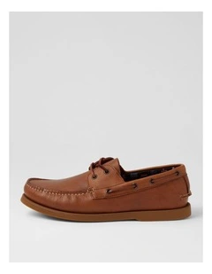 Starboard Tan Leather Boat Shoes