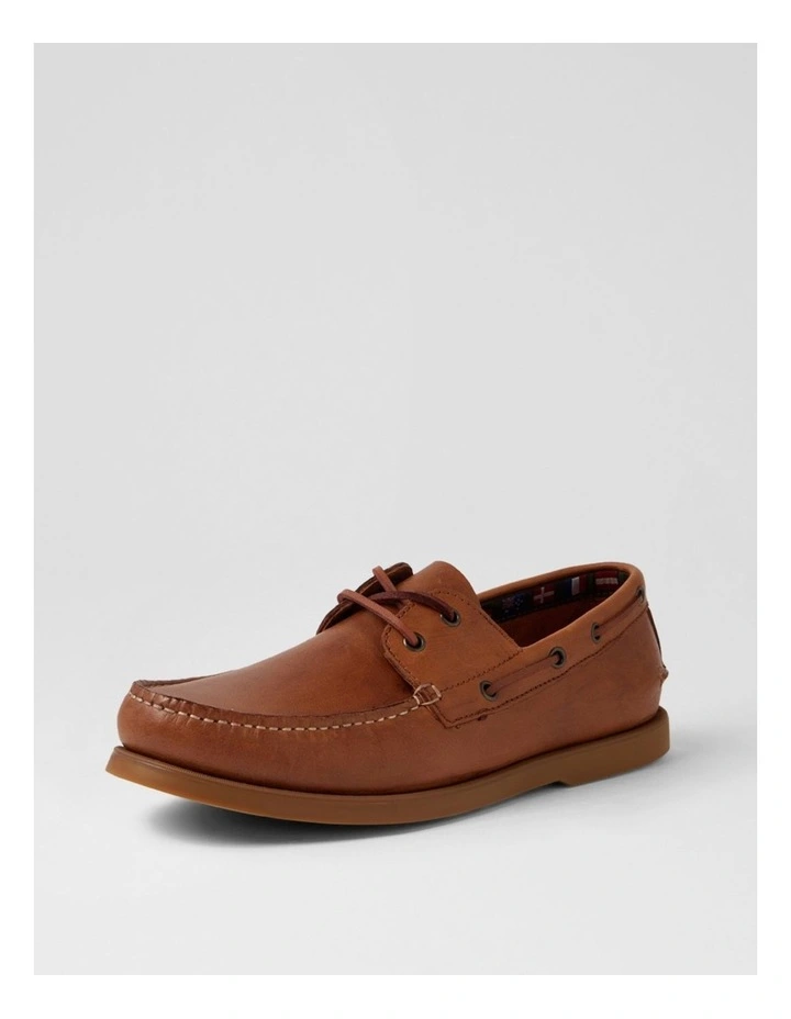 Starboard Tan Leather Boat Shoes image 2