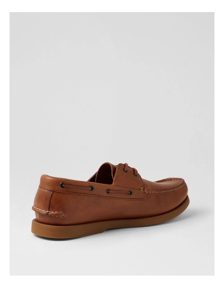 Starboard Tan Leather Boat Shoes image 3
