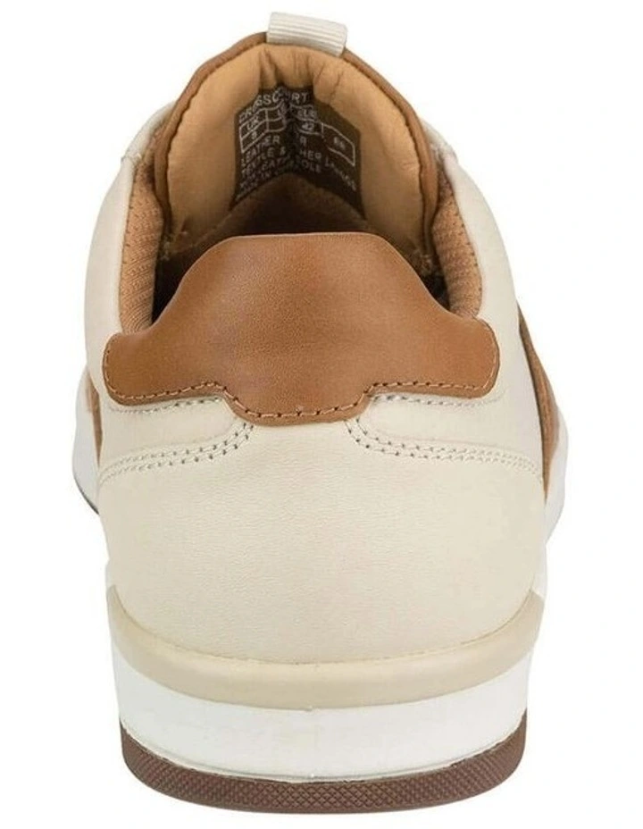 Crosscourt Sneaker In Bone image 4