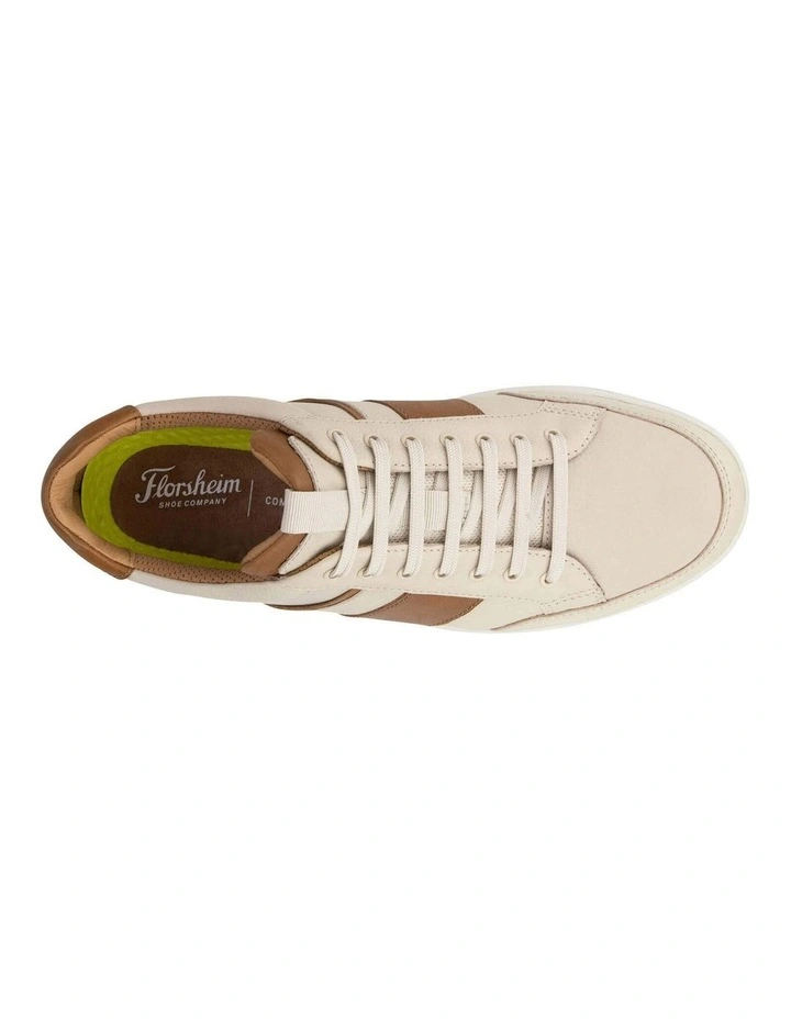 Crosscourt Sneaker In Bone image 6