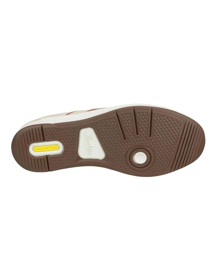 Crosscourt Sneaker In Bone image 7